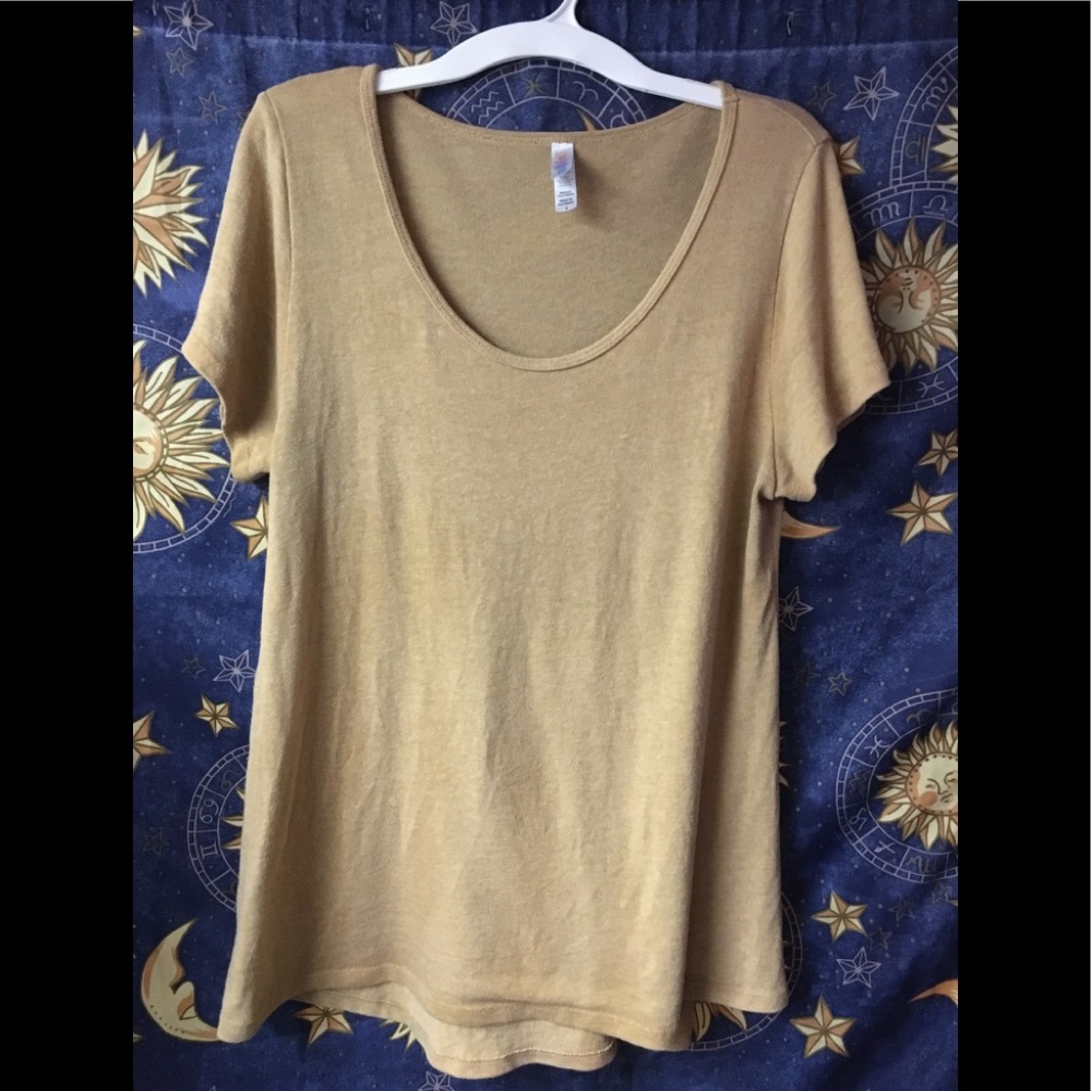 Lularoe Classic T Large Yellow
